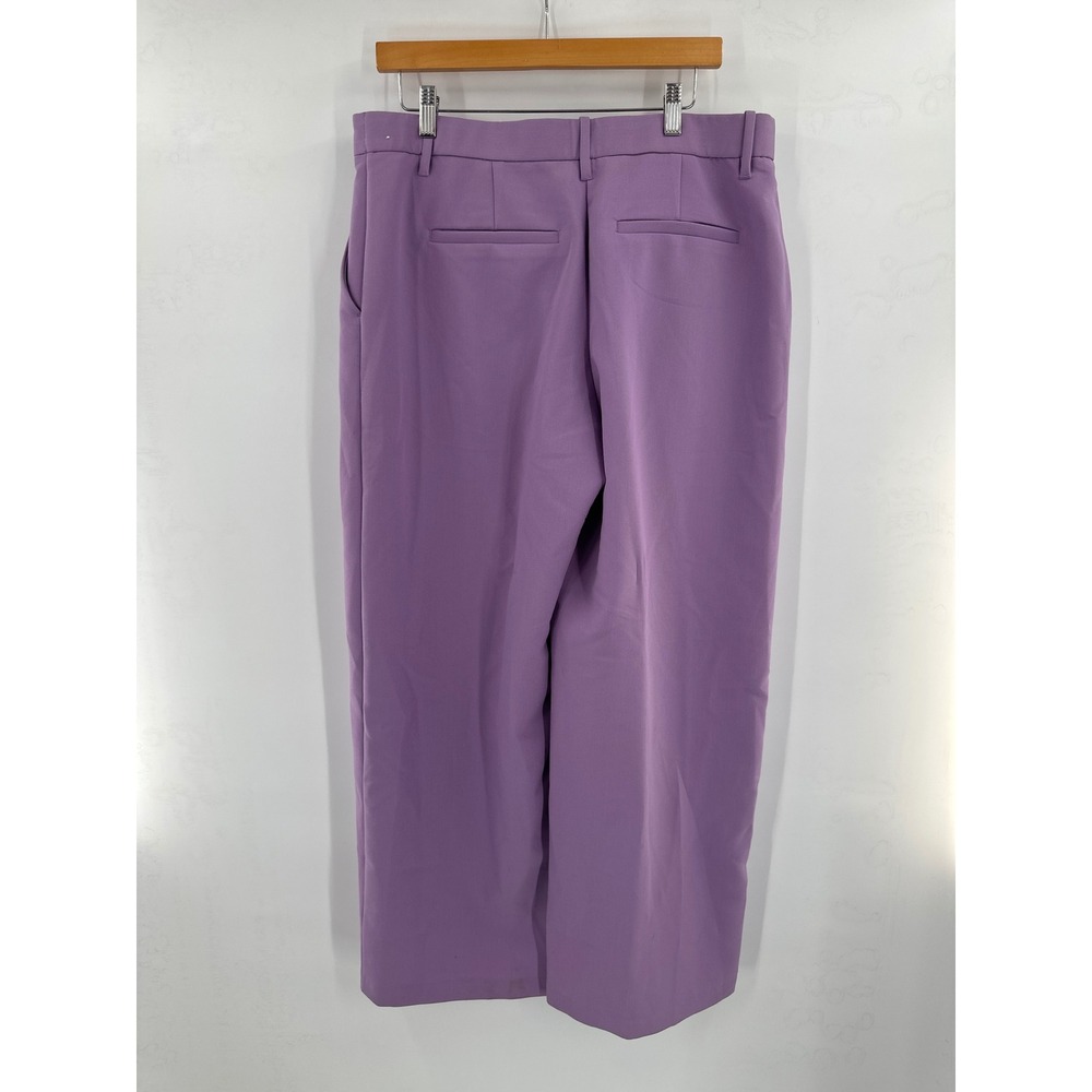 Abercrombie & Fitch Wide Purple Trouser Large NWT - Picture 5 of 8